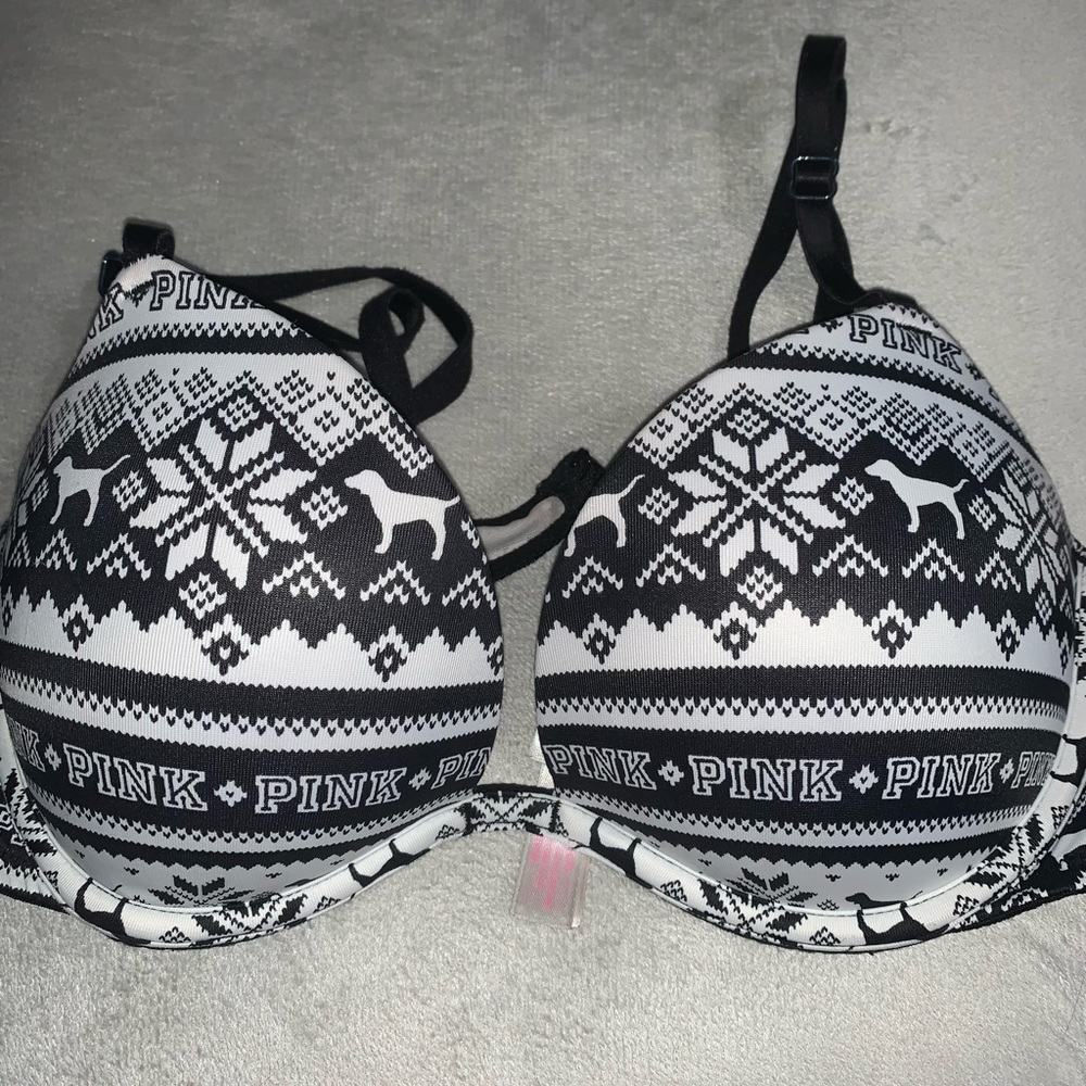 Pink holiday SUPER PUSH UP BRA 32C